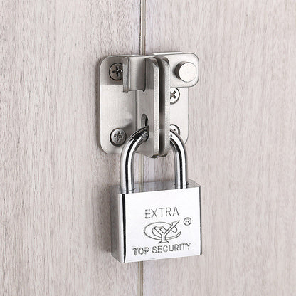 Cabinet Left Lock Hasp Latches Stainless Steel Sliding Door Lock Home Door Security