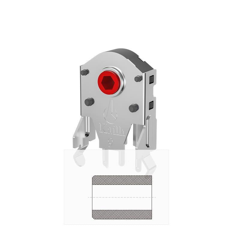 2pcs Rotary Mouse Scroll Wheel Encoder with 1.74 mm hole mark,20-40g force for PC Mouse 7mm 9mm 10mm 11mm