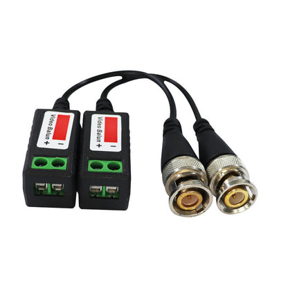 Fulabs 1 Pair 1080P AHD/HD-CVI/TVI/CVBS HD Video Balun Transmitter Cat5 Cat6 Video Balun