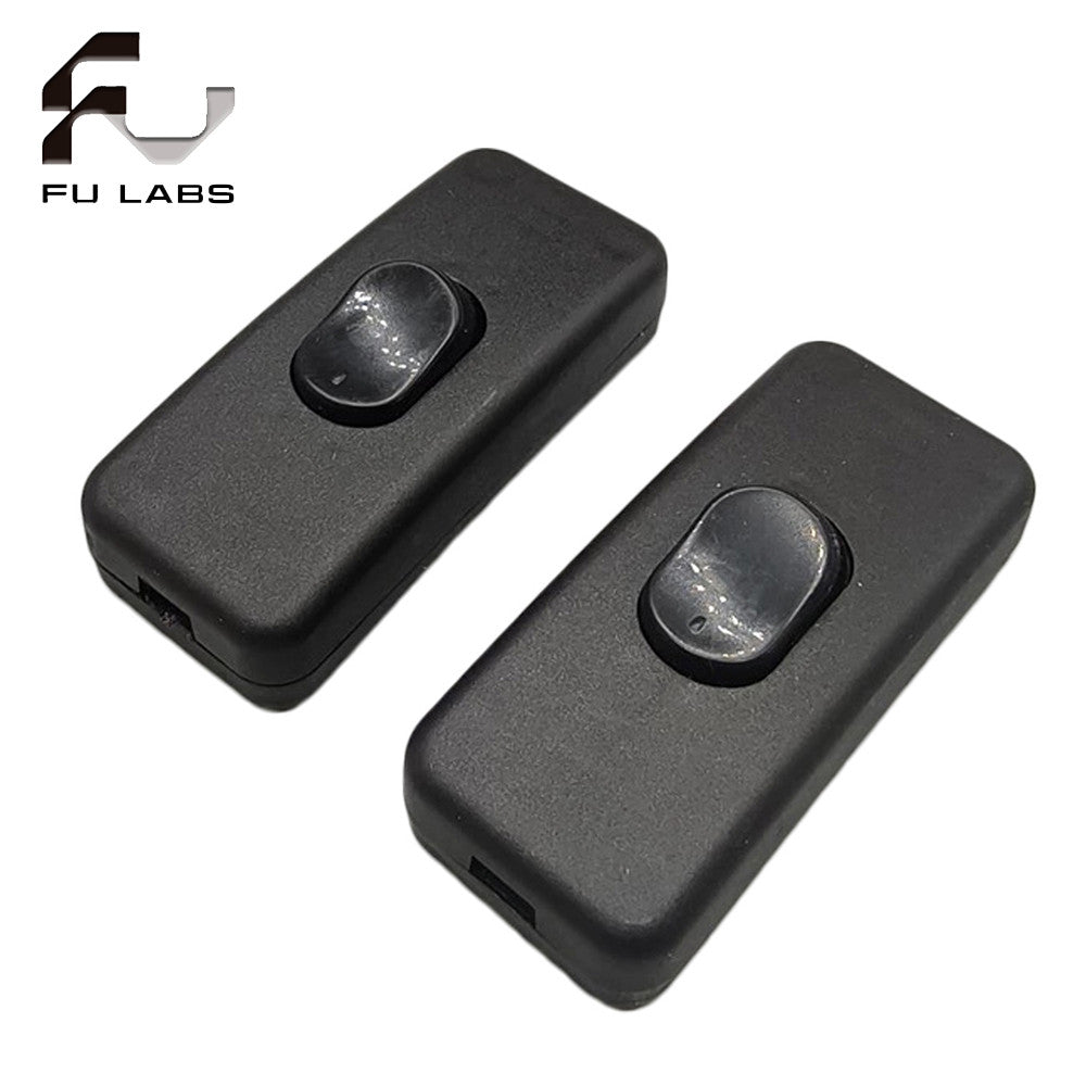 1pcs Light Switch AC 0-250V 6A Inline ON/OFF Table Desk Lamp Cord Cable Toggle Rocker Switches control for LED lighting