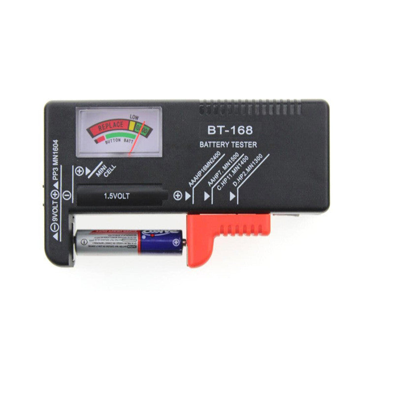 1pcs AA/AAA/C/D/9V/1.5V Digital Battery Meter Universal Button Cell Battery Volt Tester Checker