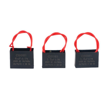 1pcs CBB61 Capacitor 1.5UF 1.8UF 2UF 2.5UF 3UF 3.5UF 4UF 4.5UF 5UF 7UF 8UF 10UF