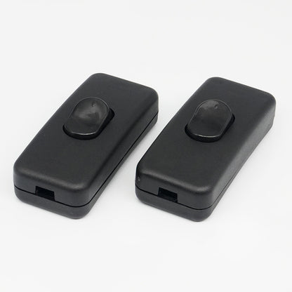 1pcs Light Switch AC 0-250V 6A Inline ON/OFF Table Desk Lamp Cord Cable Toggle Rocker Switches control for LED lighting