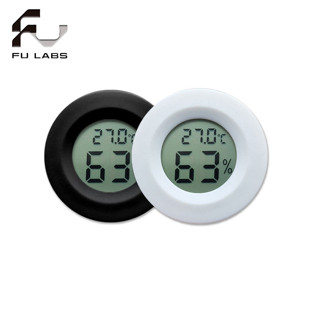 1pcs 2 In 1 Thermometer Hygrometer Celsius Fahrenheit Mini LCD Digital Temperature Humidity Meter Detector Thermograph Indoor Room Instrument