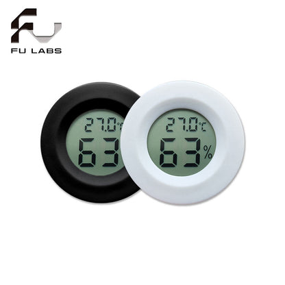 1pcs 2 In 1 Thermometer Hygrometer Celsius Fahrenheit Mini LCD Digital Temperature Humidity Meter Detector Thermograph Indoor Room Instrument