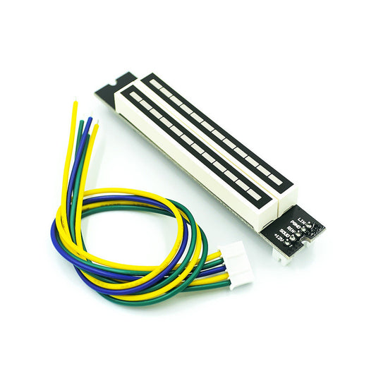 1pcs Dual 12 music Level indicator LED spectrum VU Meter Amplifier lamps Light Speed Adjustable Board for mp3 dc 7-12V