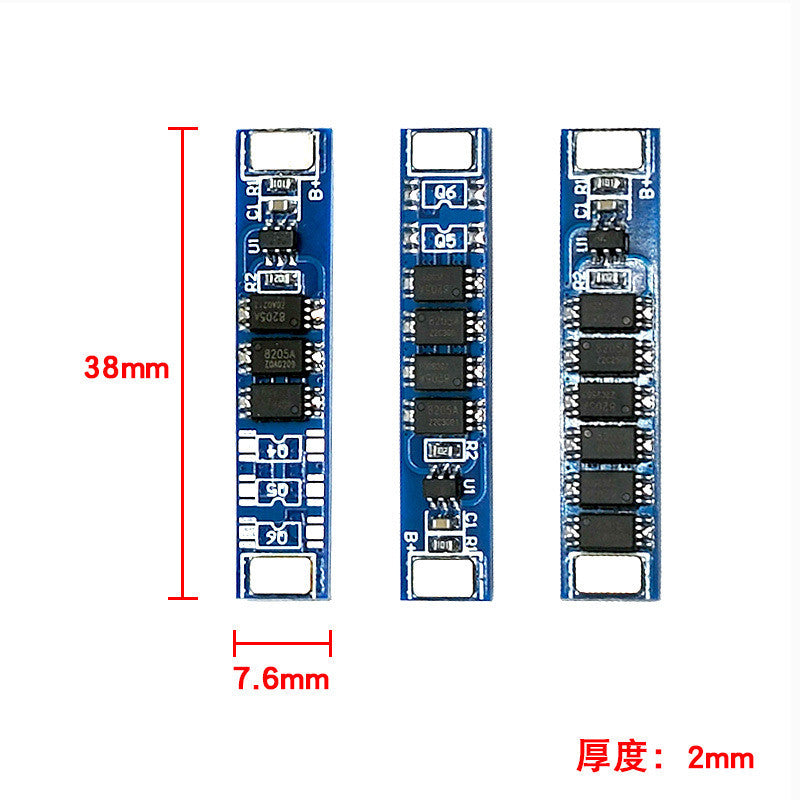1pcs 5A 10A 15A 3.7V 18650 3MOS 4MOS 6MOS  Li-ion Lithium Battery Charging BMS Protection Board