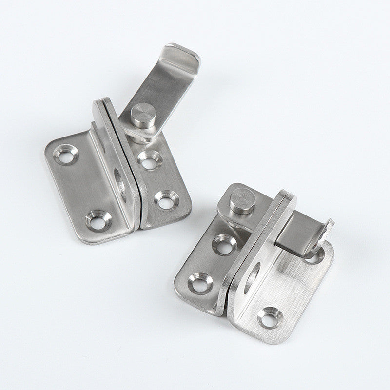 Cabinet Left Lock Hasp Latches Stainless Steel Sliding Door Lock Home Door Security