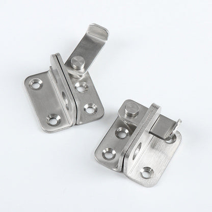 Cabinet Left Lock Hasp Latches Stainless Steel Sliding Door Lock Home Door Security
