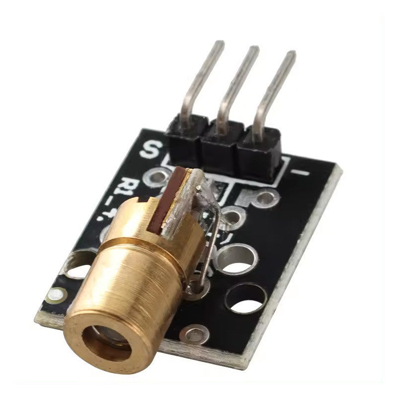 Fulabs KY-008 650nm Laser sensor Module 6mm 5V 5mW Red Laser Dot Diode Copper Head for Arduino