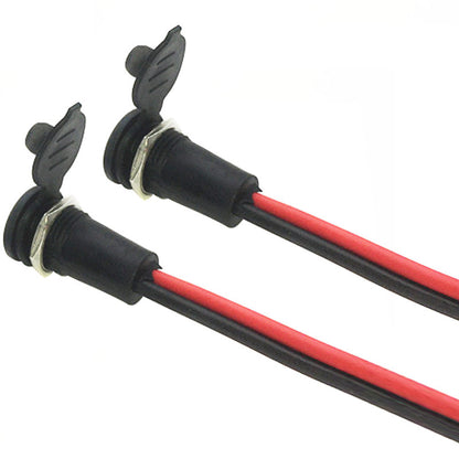 1pcs 5.5 X 2.1 mm 5.5X2.5mm Battery DC Power plug connector for diy dc waterproof jack connector with Wire Turmera