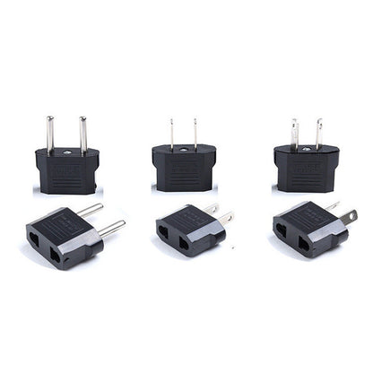 1pcs Power Plug Adapter US To EU Euro Europe Plug Power Plug Converter Travel Portable Adapter China To EU Adapter Electrical Socket