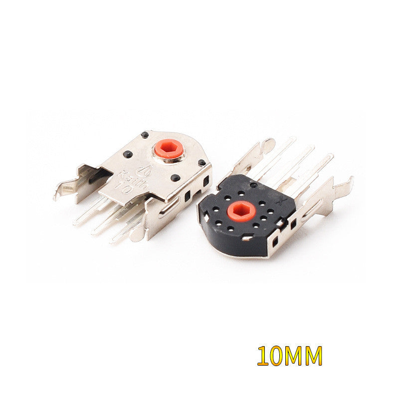 2pcs Rotary Mouse Scroll Wheel Encoder with 1.74 mm hole mark,20-40g force for PC Mouse 7mm 9mm 10mm 11mm