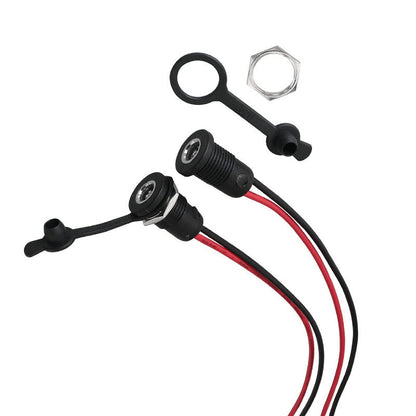 1pcs 5.5 X 2.1 mm 5.5X2.5mm Battery DC Power plug connector for diy dc waterproof jack connector with Wire Turmera