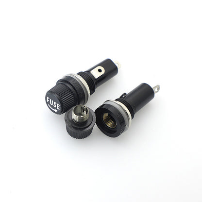 Glass Fuse Holder 5x20 6x30 InsuranceTube Socket Fuse Holder For Insurance Panel Mount Fuse Holder
