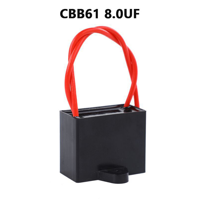 1pcs CBB61 Capacitor 1.5UF 1.8UF 2UF 2.5UF 3UF 3.5UF 4UF 4.5UF 5UF 7UF 8UF 10UF