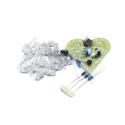 1pcs DIY Kit Heart Shape Breathing Lamp Kit DC 4 V-6 V Breathing LED Suite Red White Blue Green DIY Electronic Production for Learning