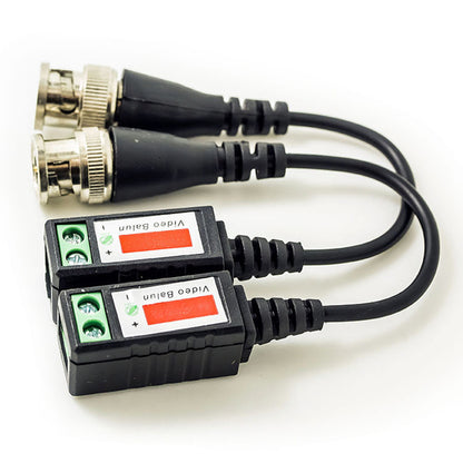 Fulabs 1 Pair 1080P AHD/HD-CVI/TVI/CVBS HD Video Balun Transmitter Cat5 Cat6 Video Balun