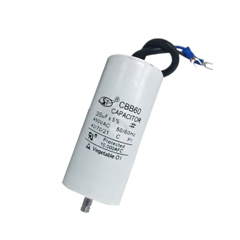 1pcs CBB60 400V  450V AC Starting Capacitor CBB60  5% 8uF 10uF 12uF 15uF 35uF for Washing Machine