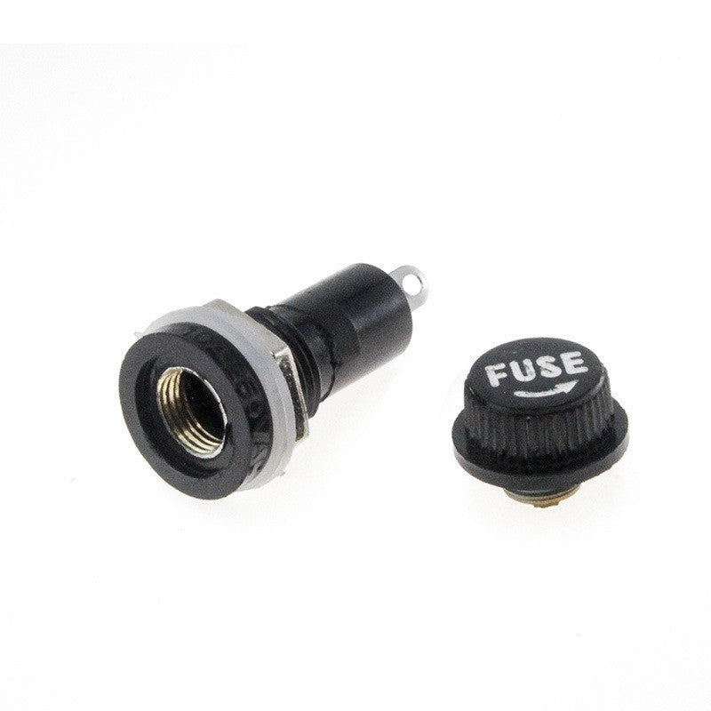 Glass Fuse Holder 5x20 6x30 InsuranceTube Socket Fuse Holder For Insurance Panel Mount Fuse Holder