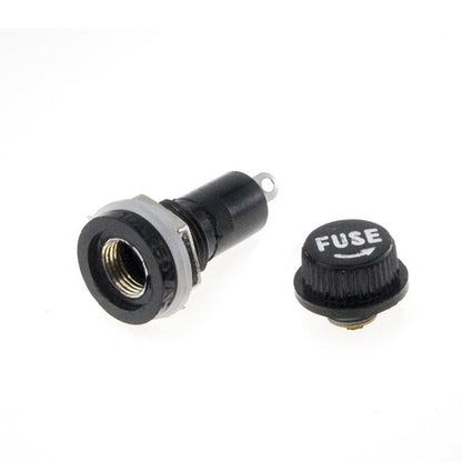 Glass Fuse Holder 5x20 6x30 InsuranceTube Socket Fuse Holder For Insurance Panel Mount Fuse Holder
