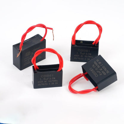 1pcs CBB61 Capacitor 1.5UF 1.8UF 2UF 2.5UF 3UF 3.5UF 4UF 4.5UF 5UF 7UF 8UF 10UF