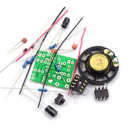 1pcs NE555 Doorbell Suite Electronic Production Doorbell Suite DIY Kit Ding dong doorbell PCB welding laboratory