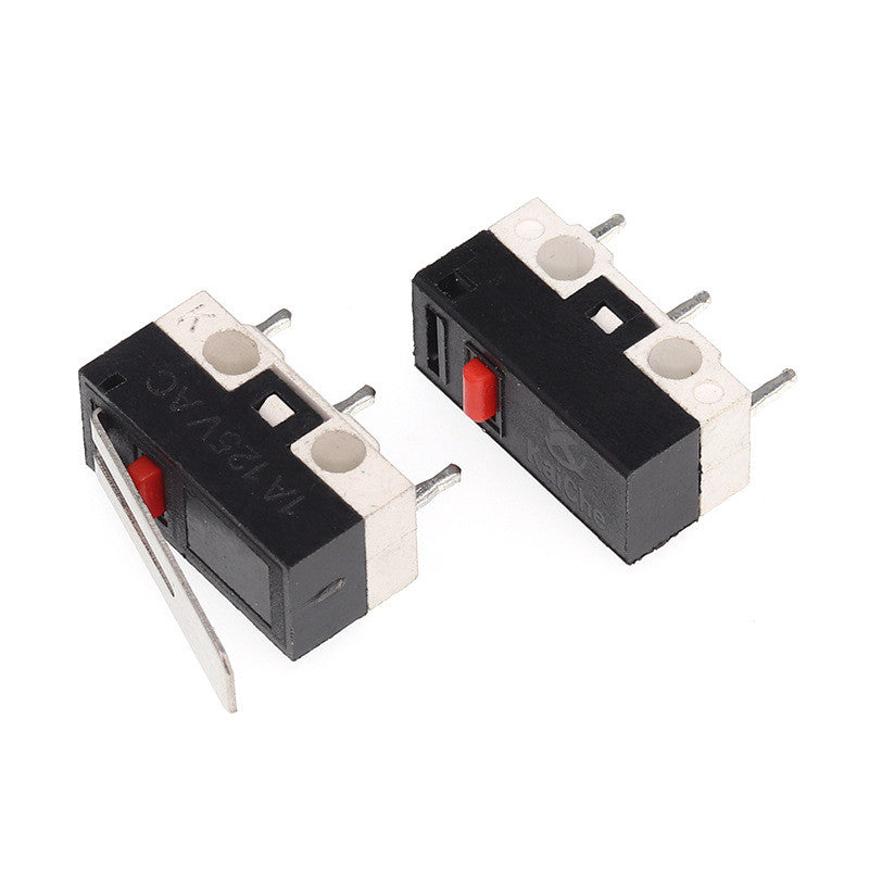 Micro Switch Mouse Button Tact Switch Without Handle/ with Handle/ with Handle Roller Micro Switch 1A 125V AC 3Pins