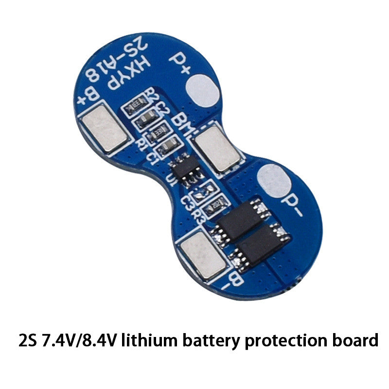 1pcs 2S Li-ion 18650 Lithium Battery Charger Protection Board 7.4V Overcurrent Overcharge Overdischarge Protection 4A 2 Series BMS