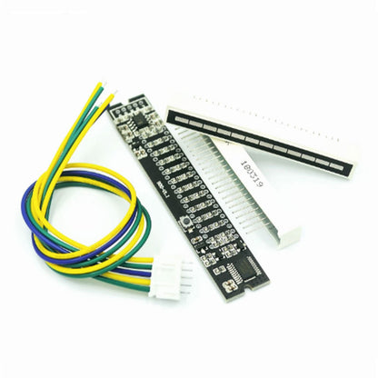 1pcs Dual 12 music Level indicator LED spectrum VU Meter Amplifier lamps Light Speed Adjustable Board for mp3 dc 7-12V