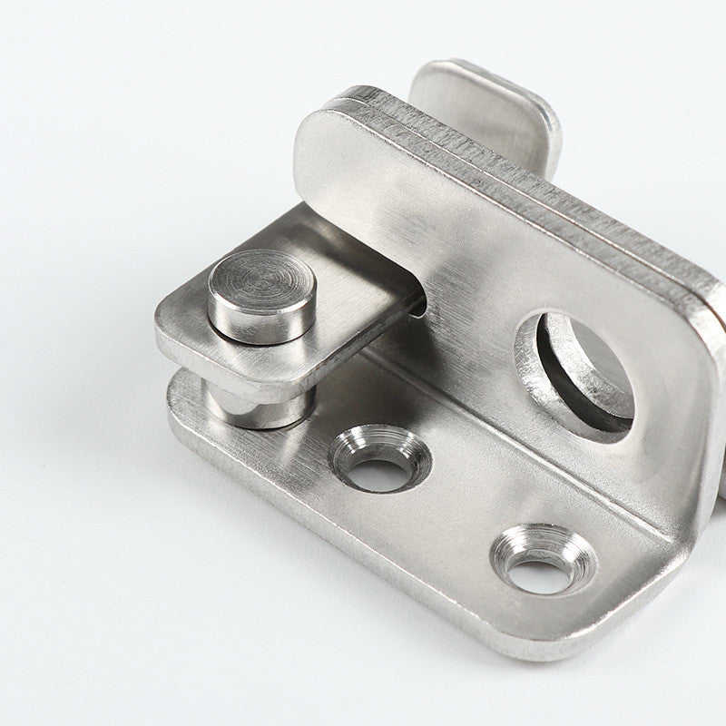 Cabinet Left Lock Hasp Latches Stainless Steel Sliding Door Lock Home Door Security