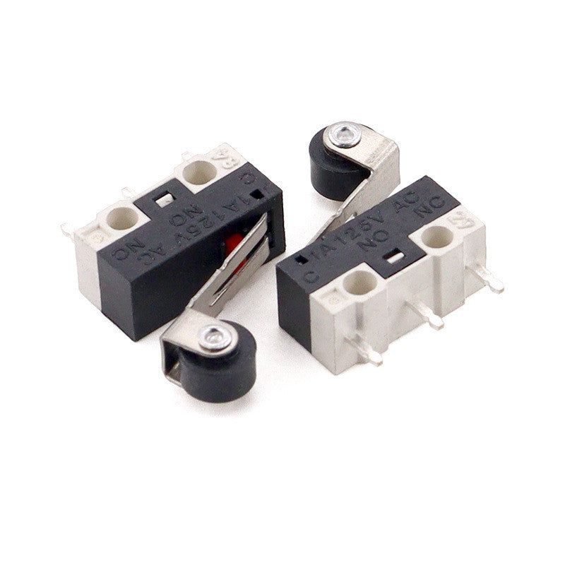 Micro Switch Mouse Button Tact Switch Without Handle/ with Handle/ with Handle Roller Micro Switch 1A 125V AC 3Pins