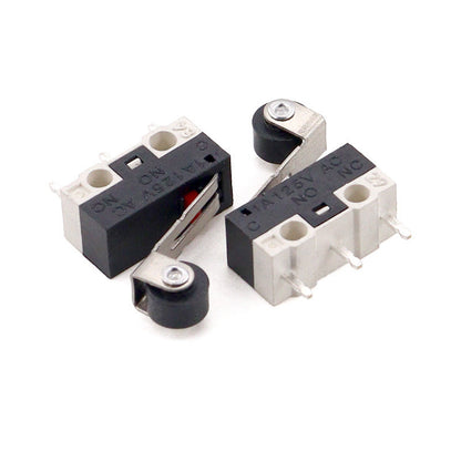 Micro Switch Mouse Button Tact Switch Without Handle/ with Handle/ with Handle Roller Micro Switch 1A 125V AC 3Pins