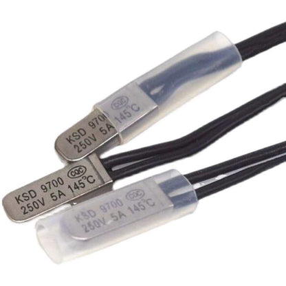 KSD9700 5A250V 40~100 Degree Celsius (N.O.) Normally Open Normally Close Bimetal Disc Temperature Switch Thermostat Thermal Protector Bracket 5A 250V