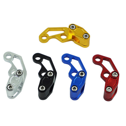 1pcs Universal CNC Motorcycle Brake Hose Clip Modified Oil Hose Brake Line Clamp Protector Aluminum Alloy Clip J1R6