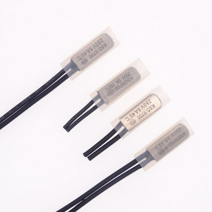 KSD9700 5A250V 40~100 Degree Celsius (N.O.) Normally Open Normally Close Bimetal Disc Temperature Switch Thermostat Thermal Protector Bracket 5A 250V