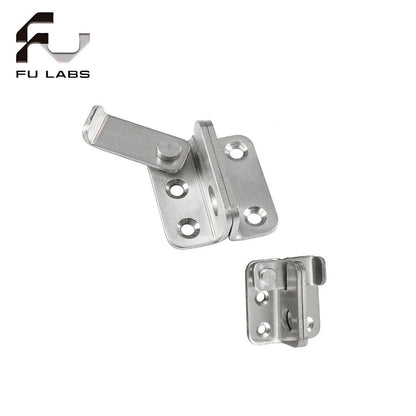 Cabinet Left Lock Hasp Latches Stainless Steel Sliding Door Lock Home Door Security