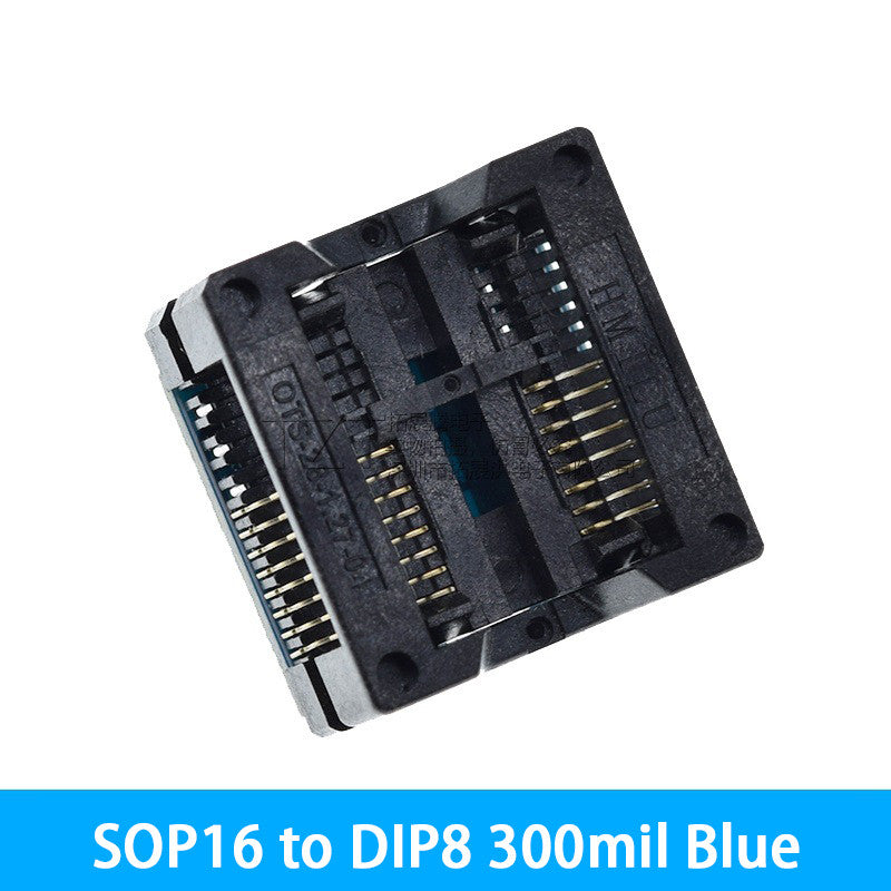 SOP16 To DIP8 Wide-body Seat Wide 150mil 200mil 208mil 300mil Programmer SOP8 Adapter Socket for EZP2010 EZP2013 CH341A IC Test