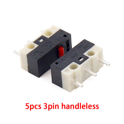 Micro Switch Mouse Button Tact Switch Without Handle/ with Handle/ with Handle Roller Micro Switch 1A 125V AC 3Pins