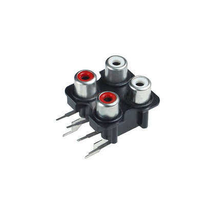 Rca jack pcb type heavy duty 2/4/6p