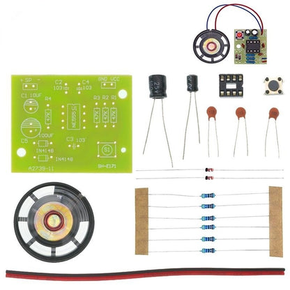1pcs NE555 Doorbell Suite Electronic Production Doorbell Suite DIY Kit Ding dong doorbell PCB welding laboratory