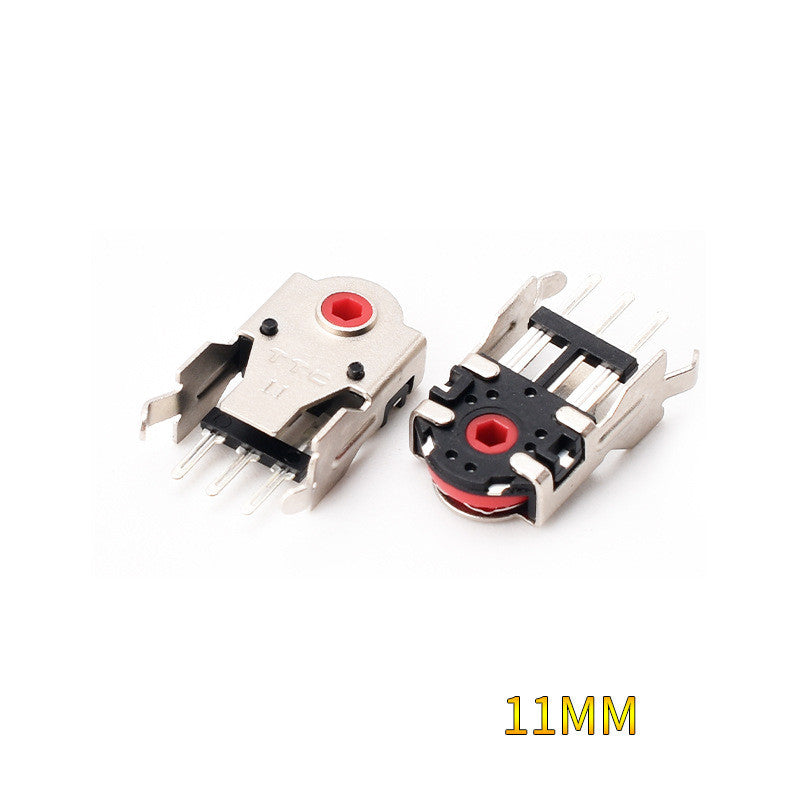 2pcs Rotary Mouse Scroll Wheel Encoder with 1.74 mm hole mark,20-40g force for PC Mouse 7mm 9mm 10mm 11mm