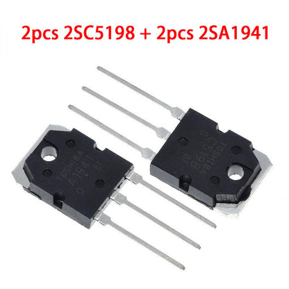 Fulabs 2Pair Original Transistor A1941 C5198 2SC5198 2SA1941 TO3P TO-3P