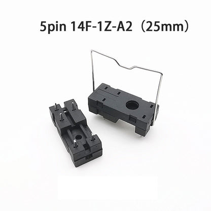 1pcs 5 Pins 8 14F-2Z-A1 Relay Socket 14F-2Z-A2 JW2SN G2R-2 JQX-115F HF
