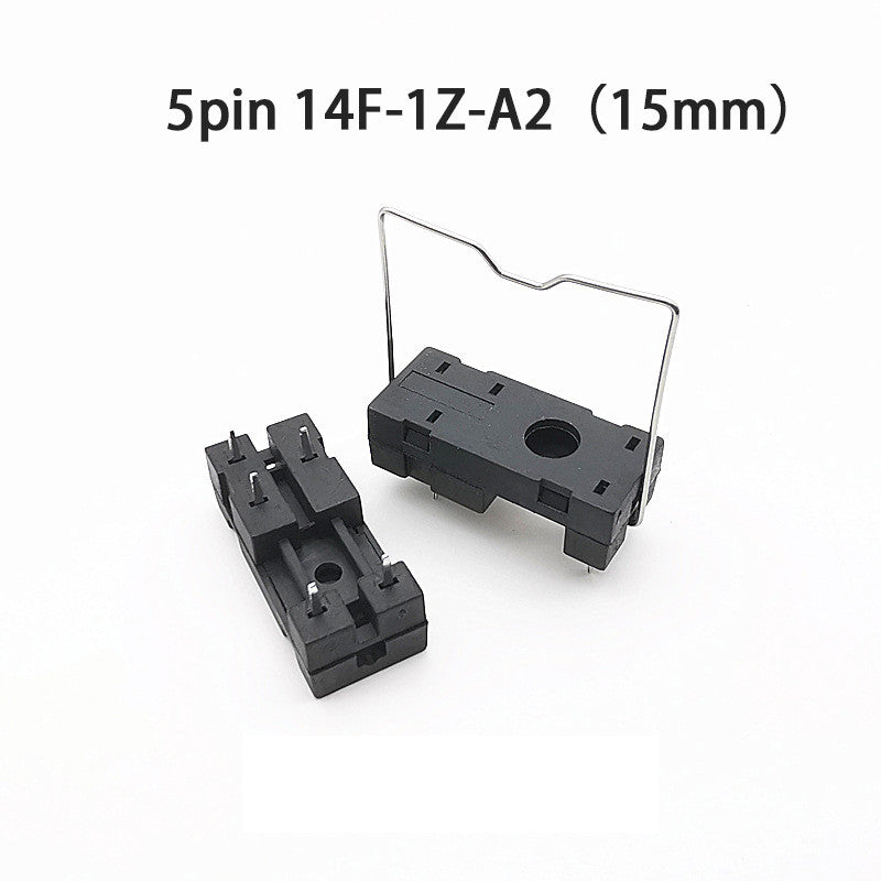 1pcs 5 Pins 8 14F-2Z-A1 Relay Socket 14F-2Z-A2 JW2SN G2R-2 JQX-115F HF