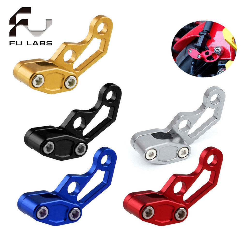 1pcs Universal CNC Motorcycle Brake Hose Clip Modified Oil Hose Brake Line Clamp Protector Aluminum Alloy Clip J1R6