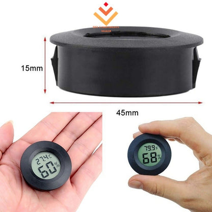 1pcs 2 In 1 Thermometer Hygrometer Celsius Fahrenheit Mini LCD Digital Temperature Humidity Meter Detector Thermograph Indoor Room Instrument