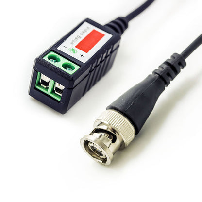 Fulabs 1 Pair 1080P AHD/HD-CVI/TVI/CVBS HD Video Balun Transmitter Cat5 Cat6 Video Balun