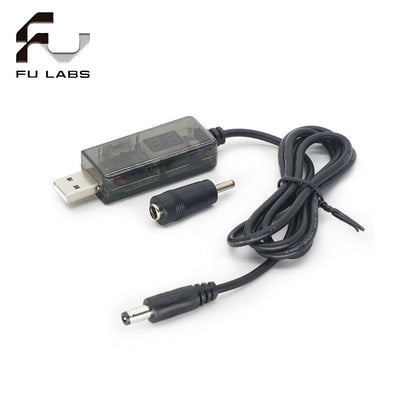 1pcs DC 5V To 9V 12V USB Cable WiFi To Powerbank Cable Boost Converter Step-up Cord Connector