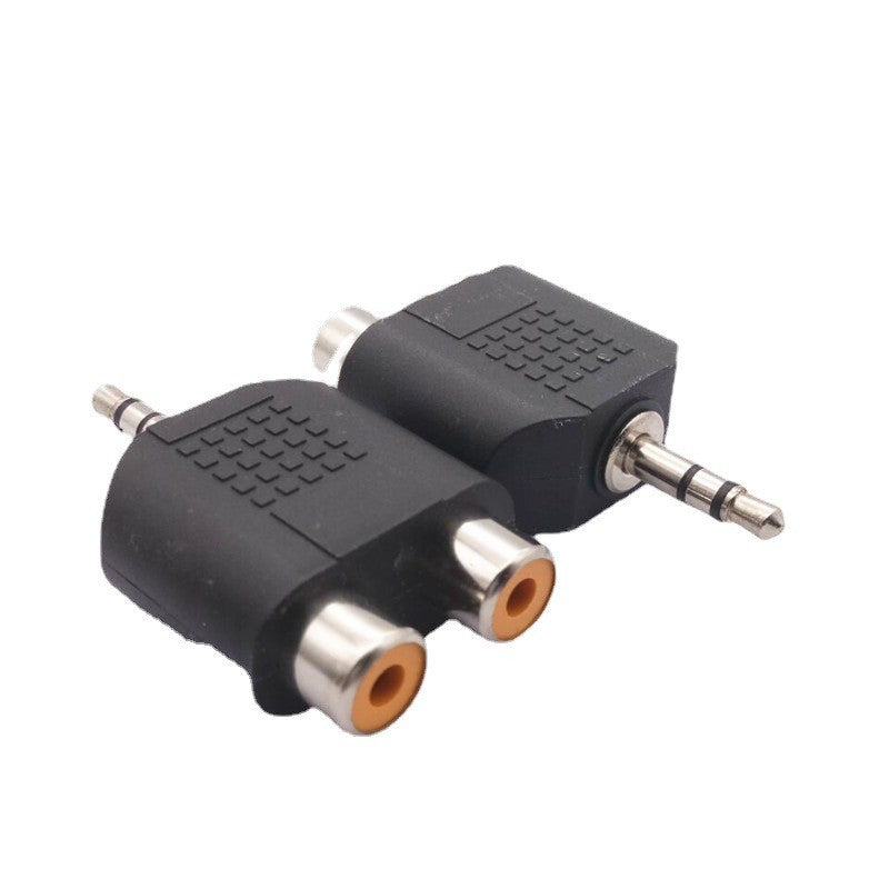 3.5mm male plug to rca female jack adaptor converter